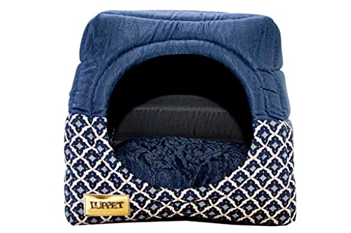 LUPPET Washable Igloo Cat House: 2-in-1 Bed & House
