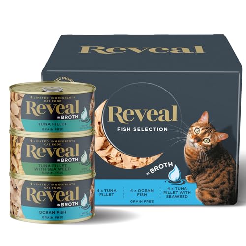 Natural Wet Cat Food, Grain Free, Fish Variety