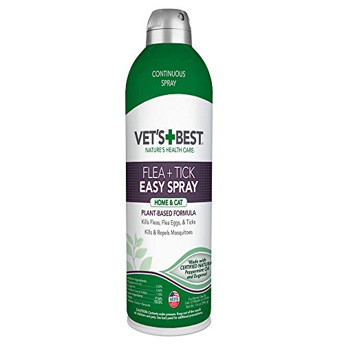 Flea & Tick Home Spray for Cats - Natural Formula