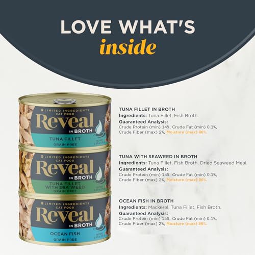 Natural Wet Cat Food, Grain Free, Fish Variety