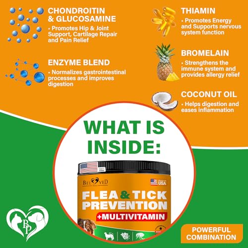 USA-Made Chewable Pills for Cats - Natural Flea Prevention