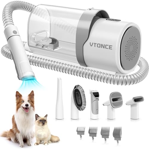 Cat Clipper and Vacuum Grooming Kit, 5-in-1