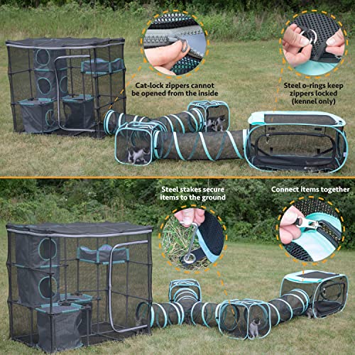 Kitty City Mega Kit: Indoor/Outdoor Cat Furniture