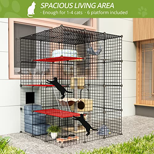 Eiiel Outdoor Cat House with Large Enter Door