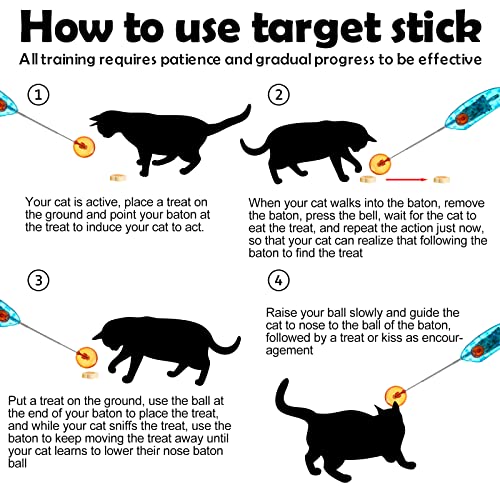 Cat Clicker Training Kit: Target Sticks & Clickers