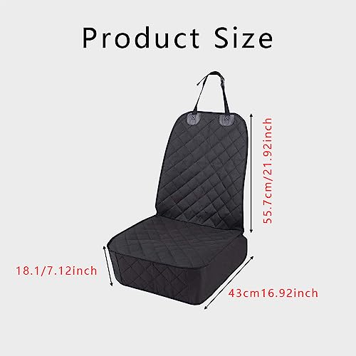 Nonslip Waterproof Cat Car Seat Cover - Fits Most Cars