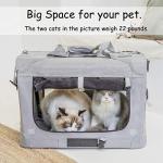 Petseek Extra Large Cat Carrier Soft Sided Folding
