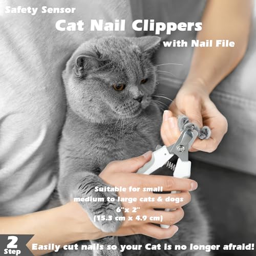 Premium Cat Grooming Kit | Brush, Clipper, Massage Brush