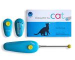Cat Training Clicker and Target Stick Set