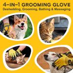 Cat Deshedding Gloves - Effective Hair Remover