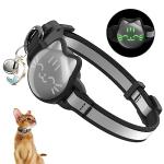 Reflective Cat Collar with Airtag Holder