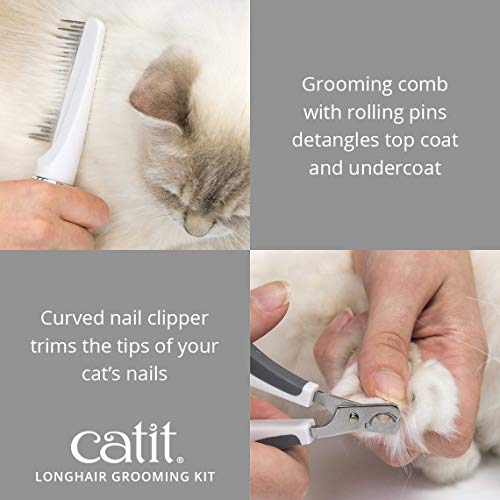 Catit Senses 2.0 Grooming Kit for Long Hair
