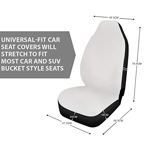 Funny Cat Design Car Seat Covers - Set of 2