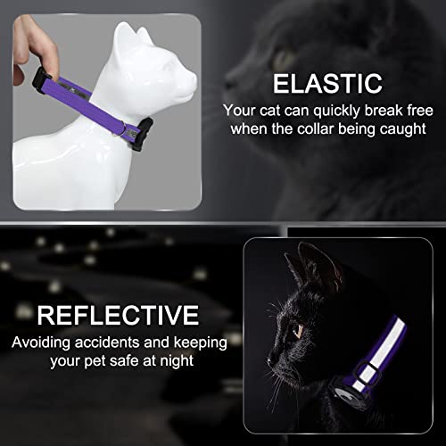 Reflective AirTag Cat Collar with GPS Tracker