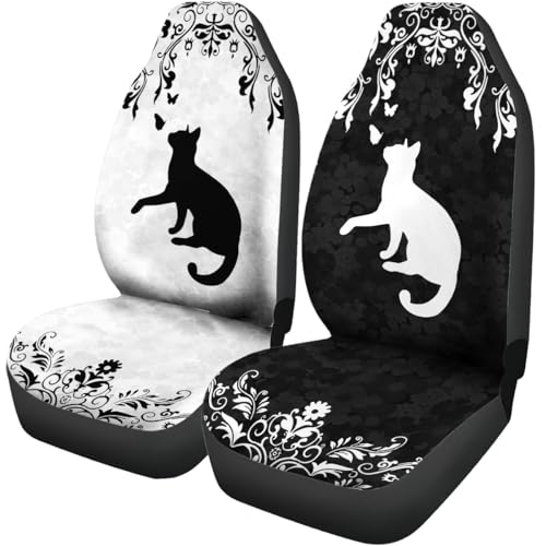 GENANY Cat 2-Pack Car Seat Covers - Cute & Durable