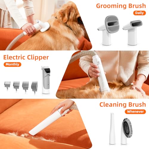 Cat Clipper and Vacuum Grooming Kit, 5-in-1