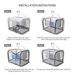 Petseek Extra Large Cat Carrier Soft Sided Folding