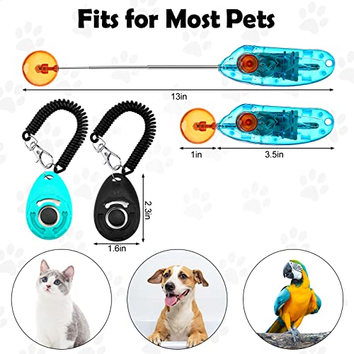 Cat Clicker Training Kit: Target Sticks & Clickers