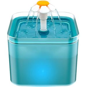 67oz/2L Ultra Silent LED Cat Water Fountain