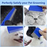 4-Piece Flea Lice Comb Set for Cats