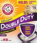 40lb Box Arm & Hammer Double Duty Clumping Litter