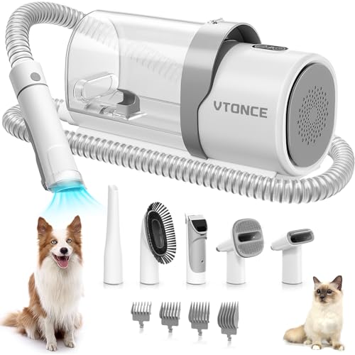 Cat Clipper and Vacuum Grooming Kit, 5-in-1