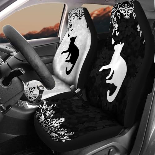 GENANY Cat 2-Pack Car Seat Covers - Cute & Durable