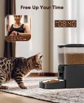 oneisall Automatic Cat Food Dispenser, 12 Cups, Timer