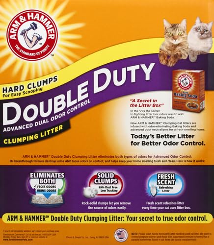 40lb Box Arm & Hammer Double Duty Clumping Litter