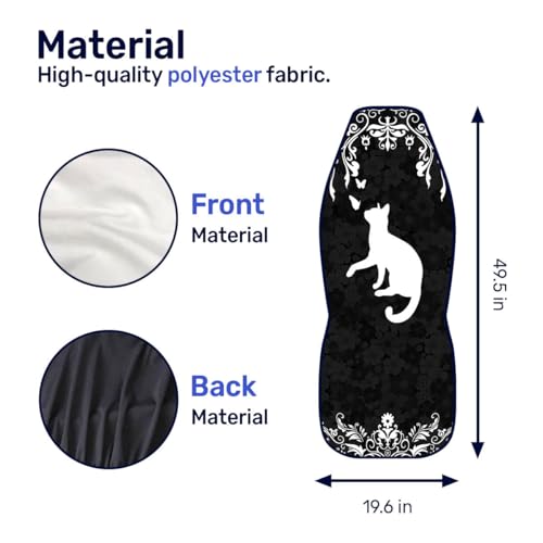 GENANY Cat 2-Pack Car Seat Covers - Cute & Durable