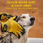 Cat Deshedding Gloves - Effective Hair Remover