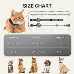 Reflective Cat Collar with Airtag Holder