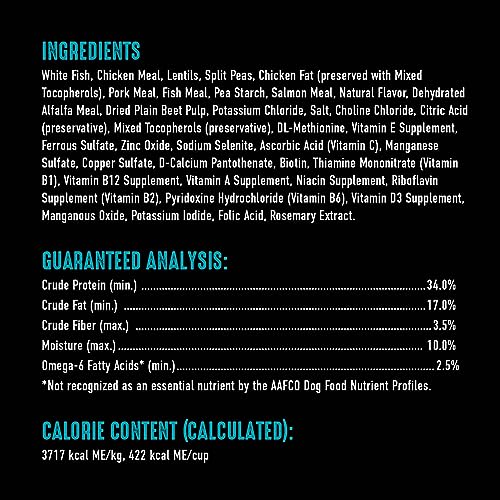 CRAVE Grain Free High Protein Cat Food, Fish & Salmon, 4lb. Bag