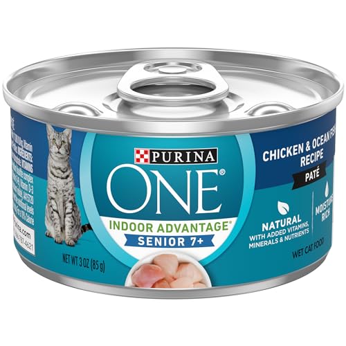 Purina ONE Senior Pate Cat Food - Chicken & Whitefish