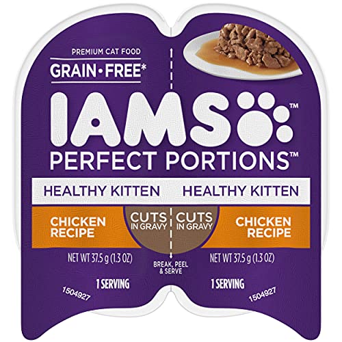 IAMS Healthy Kitten Chicken Gravy Cat Food (24-Pack)