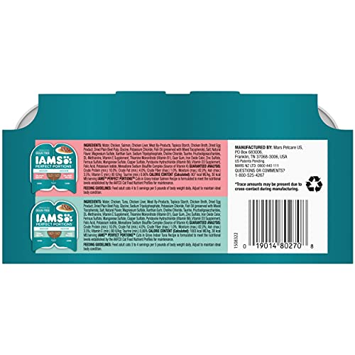 IAMS Indoor Adult Grain Free Wet Cat Food Variety Pack