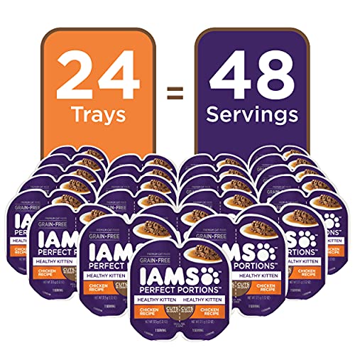 IAMS Healthy Kitten Chicken Gravy Cat Food (24-Pack)