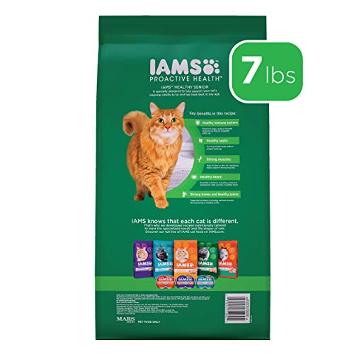 IAMS Healthy Senior Chicken Cat Kibble, 7 lb