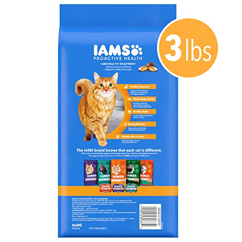 Iams Healthy Chicken & Salmon Cat Food, 3 lb