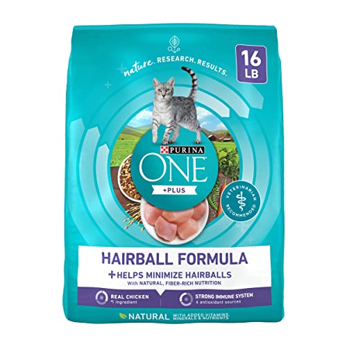 Purina ONE Hairball Control Cat Food - 16 lb