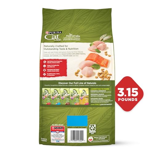Purina Cat Chow Naturals Original - 4 Bags