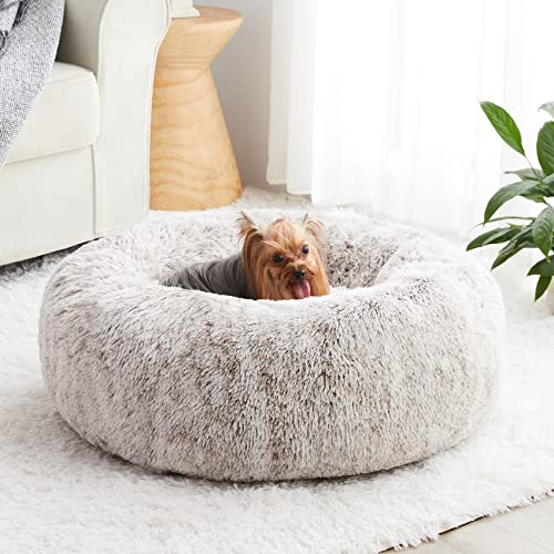Cozy Calming Donut Bed for Cats & Small Dogs