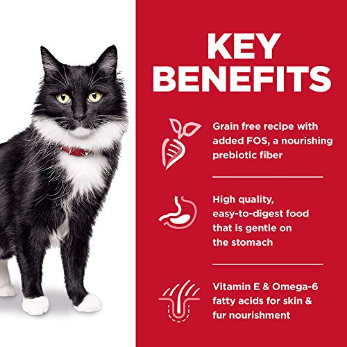 Hill's Science Diet Cat Food, Sensitive Stomach, Salmon, 13lbs