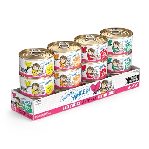 Weruva Best Feline Friend Variety Pack, Wet Cat Food, 3oz Can (Pack of 12)