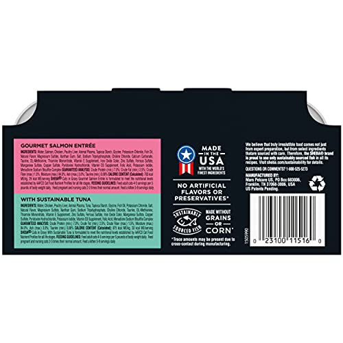 Sheba Wet Food Cuts Multipack - Salmon & Tuna