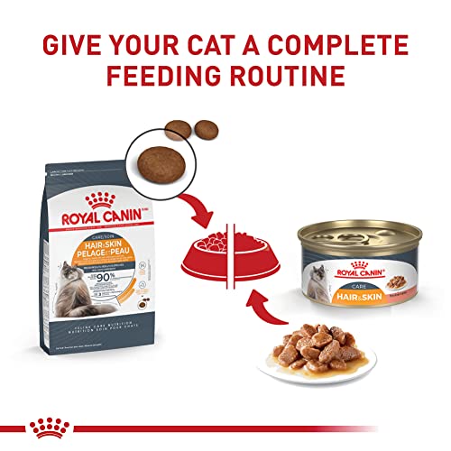 Royal Canin Hair & Skin Care Cat Food, 24 cans