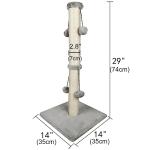 29'' Cat Scratching Post with 4 Toy Balls