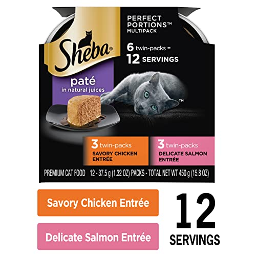 SHEBA Cat Food Trays - Chicken & Salmon Entrée