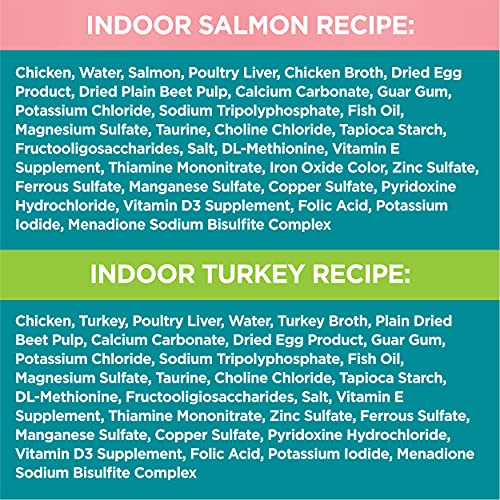 IAMS Indoor Pate Cat Food Variety Pack, 24 Trays