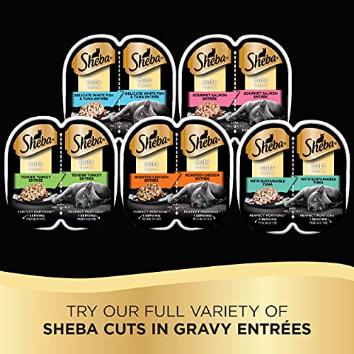 Sheba Wet Food Cuts Multipack - Salmon & Tuna